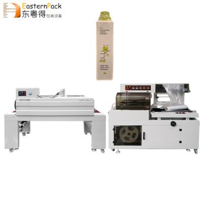 China Automatic Beverage Coconut Heat Machine Pet Bottle Price Shrink Wrapping Wrapping Machine With Tunnel for sale