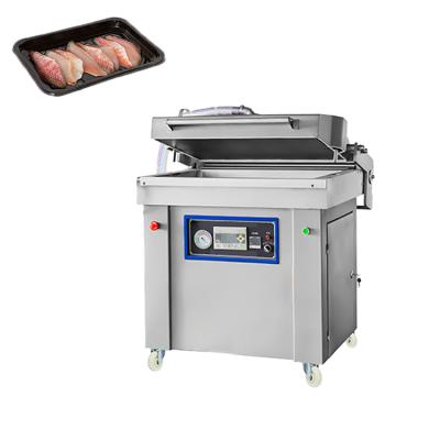 China Customized Food China Professional For Meat Automatic Cooked Food Small Vacuum Skin Packing Machine for sale