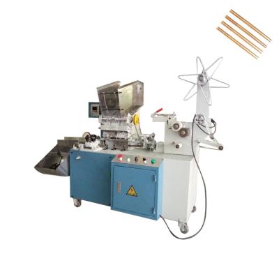 China Precise Automatic Disposable Bamboo Paper Wrapping Chopsticks Packing Machine for sale