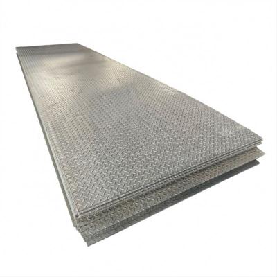 China Boiler Sheet Manufacturer Sale Customized Metal Plates Galvanized Checkered Sheet Roll Deck Checkered Plate Steel for sale