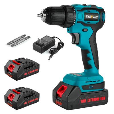 China Custom made household appliance 18V hand drill machine lithium battery- the cordless hammer drill set impact hammer drill for makita 18v combo kit for sale