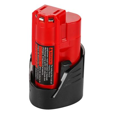 China Machine- 2 Pack HOT Replacement Milwaukee M12 2.5ah Batteries Ship From USA Machine- 18650 3months-1year for sale