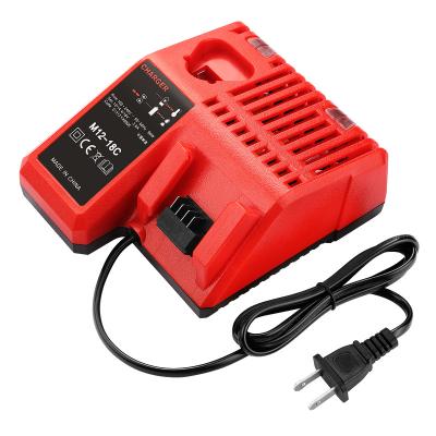 China Machine Tool Battery Charger For Milwaukee Charger Chinese Supplier 12V -18V 3A Universal Battery Charger For Milwaukee M12M18 for sale