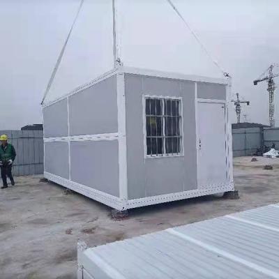 China Folding Container House With Modern Rockwool Foam Fire Proof And Anti-seismic for sale