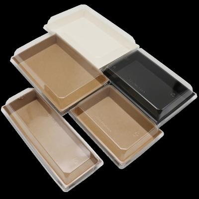 China Disposable Fast Food Take Away Disposable PP Brown Craft Paper Pulp Lunch Box For Package for sale