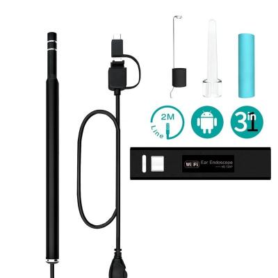 China 5.5mm Digital Medical Radio WiFi Ear Endoscope HD 720P Waterproof/Waterproof Video Otoscope Medical Security Waterproof Camera Endoscopy for sale