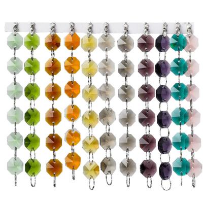 China Europe March EXPO 2022 Octagonal Beads Door Curtain Beads Lighting Accessories Beads DIY Handmade Decorations Loose for sale