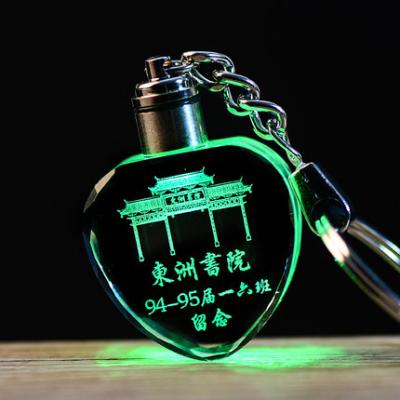 China China March EXPO 2022 Small Gifts Crystal Key Chain Business Opening Company Logo Wholesale Custom Annual Graduation for sale