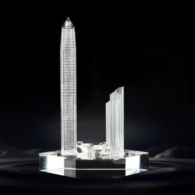 China China March EXPO 2022 Oriental crystal pearl tower jinmao architectural model gift crafts decoration Shanghai souvenirs for sale