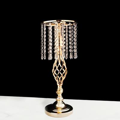 China Europe new items exquisite crystal glass lotus candle holder holder candlestick beautiful for sale