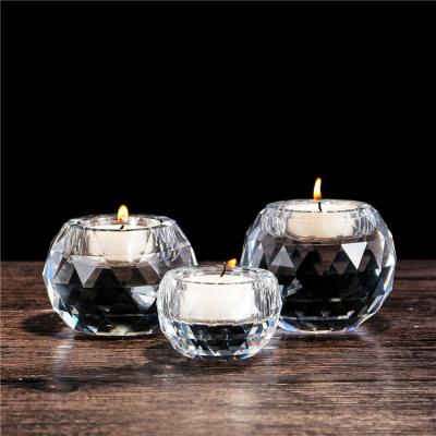 China 2022 Europe March EXPO Buddhist Cheap Glass Candlesticks Household Products for sale