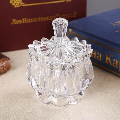 China 2022 Europe March EXPO personality trend multi function crystal glass smoke cylinder ashtray for sale