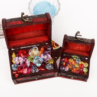 China Europe March EXPO 2022 Children's Acrylic Gemstone Toy Gem Kids Crystal Seven Color Love Small for sale