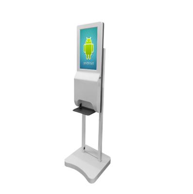 China 200ML-3000ML Capacity Indoor Hand Sanitize Digital Advertising Hand Sanitize Kiosk for sale