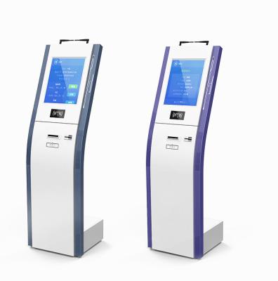 China Self Service Indoor High Quality Information Terminal Touch Screen Kiosk With Computer POS for sale