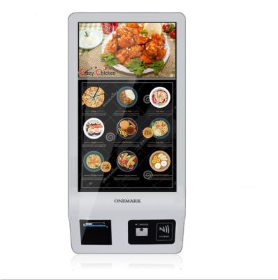 China Indoor Restaurant 32inch Multi Touch Self Service Restaurant Order Payment With Printer SCANNER Processor Kiosk Players And for sale