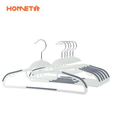 China Hot Selling Multifunctional Top Grade Durable Multifunctional Hangers Small Magic Clothes Hanger No Slip Plastic Hangers for sale