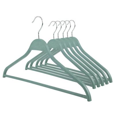 China Modern wooden plastic hangers for eco-grain adult hangers clothing hot-selling retail stores for sale