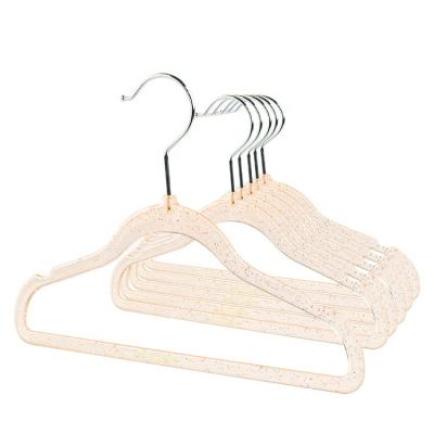 China Minimalist Hometime Factory Free Sample Clear Transparent Kids Closet Hangers Plastic Kids With Metal Hook for sale