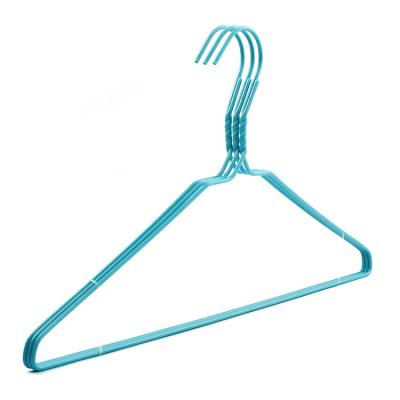 China High Quality Metal Coating Wire Hanger Outdoor Space Saving Clothes Hanger Drying Hanger for sale