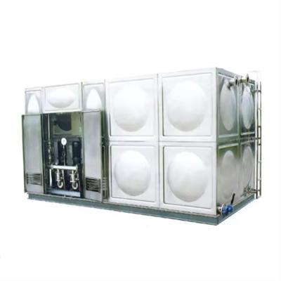 China Stainless Steel Industrial Reservoir Square Panel Water Tank Assembled Drinking Water Insulation Tank for sale