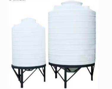 China 50-10000 Liter Round Flat Bottom Vertical Type Plastic Water Storage Tanks For Water Treatment for sale