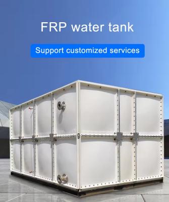 China Large Frp Water Tank Farm Use Sectional Grp Water Storage Tank for sale