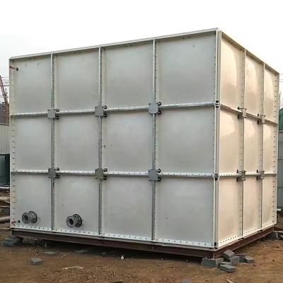 China Environmental Protection Equipment Frp Sectional Water Storage Tank Steel Frame for sale