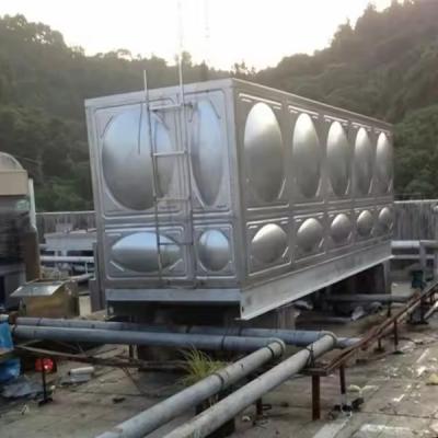 China Hot Pressed Steel Sectional Water Tank Drinking Water Storage Large Metal Water Tank for sale