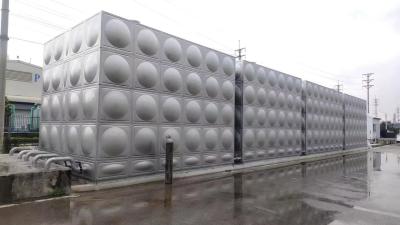 China High strength sectional customized size pressed galvanized steel water tank for sale