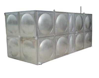 China 304 / 201 / 316 Stainless Steel Water Storage Tank / Customized Steel Sectional Water Tank for sale