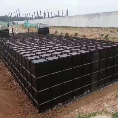 China Factory GSC BDF Underground Rainwater Collection Tanks Pressed Steel Sectional Modular Containers Panel for sale