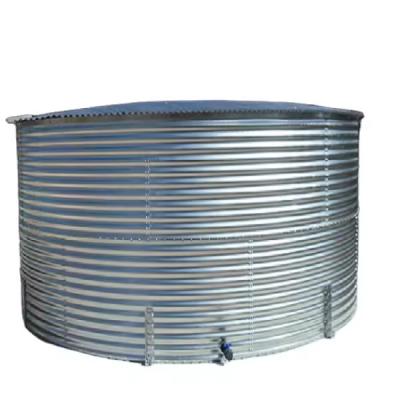 China Corrugated Metal Water Tanks Assemble By Steel Plates 10 Meters In Diameter for sale