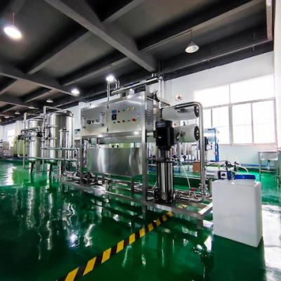 China 5000 lph Industriewasserbehandlungsanlage mit Edelstahlvorbehandlungstank und Rohrleitung zu verkaufen