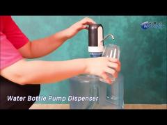 Smart Water Bottle Pump Dispenser 5V 4W Rechargeable For Outdoor