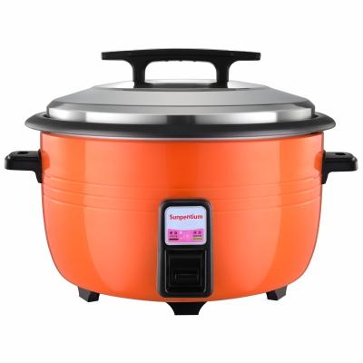 China Factory Price Desktop Restaurant Bottom Commercial Large Size Automatic Drum Electric Rice Cooker for sale