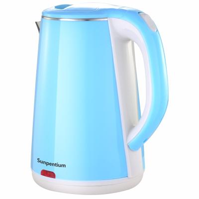 China Keep Warm Double Wall Water Kettle 2.3L Electric Tea Kettle with Stainless Steel Inner Bottom for Family for sale