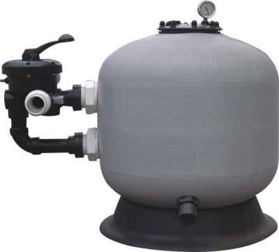 China Guangzhou fiberglass factory ss600 fiberglass swimming pool side mount sand filter for sale