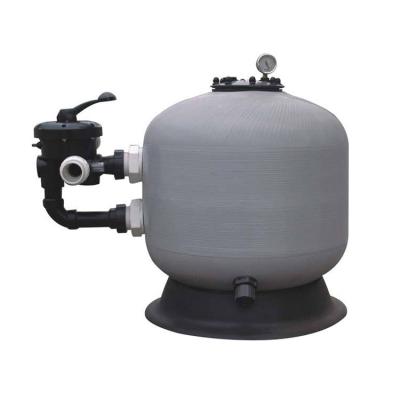 China Hold Free Swimming Pool Filtration System Equipments Fiberglass Side-mount Sand Filter Multiport Valve Sand Filter for sale