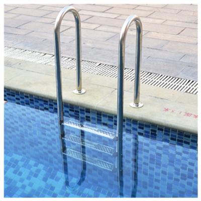 China Pool Swimming Pool Stainless Steel MU Series Ladder With Safety Railing for sale