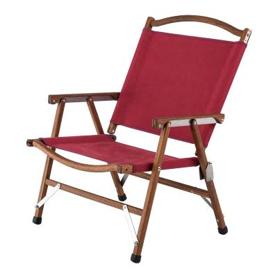 China Modern Outdoor Furniture Beach Chair Solid Wood Portable Foldable Picnic Chairs Garden Furniture Outdoor Camping Chair for sale