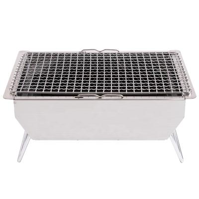 China No Deformation Outdoor Charcoal Collapsible BBQ Grill Portable Stainless Steel Teppanyaki Camping BBQ Grill for sale