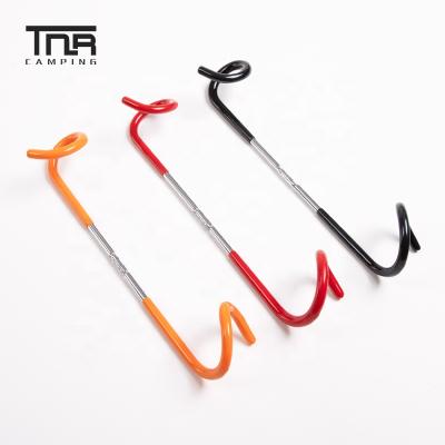 China Camping Aluminum Alloy Strong And Firm Multi Function Metal S Shape Lamp Hanger Outdoor Hook for sale