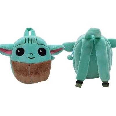 China 2023 New Arrival Baby Yoda Plush Toy Doll Stuffed Animal Backpack Plush Stuffed Baby Yoda Backpack for sale