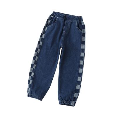 China Children's wear boys' jeans breathable middle and solid color big boys' Europe and America style autumn children's jeans 2021 leggings for sale