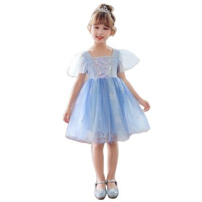 China New Arrival Product Breathable Clothing Girls Sleeveless Short Elegant Princess Lace Party Dresses for sale