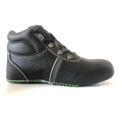 China Genuine Leather Lace Up Upper For Safety Shoes Safety Work Boots With Steel Toe for sale