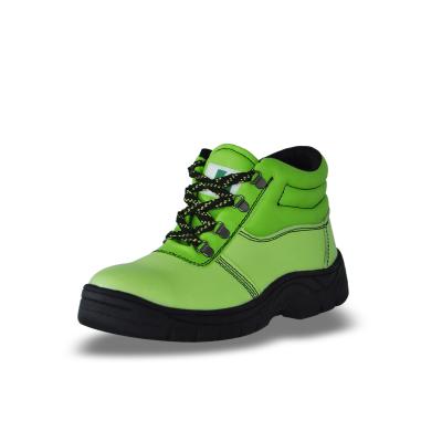 China Toe South America Green Color Safety Shoes Steel Protective Shoes for sale