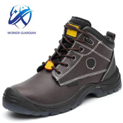 China New Fashionable Steel Toe Prevent Puncture Toe Safety Steel Boots For Work Boots for sale