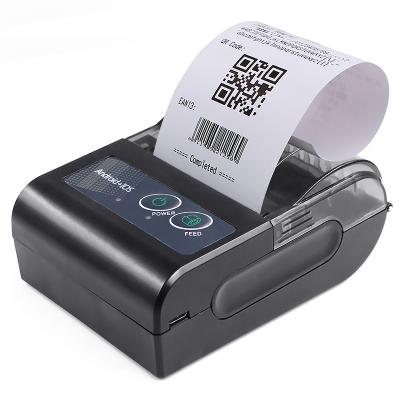 China Mini Thermal Paper Printer Bt Black And White Portable Receipt Printing Wireless Mobile Printer for sale